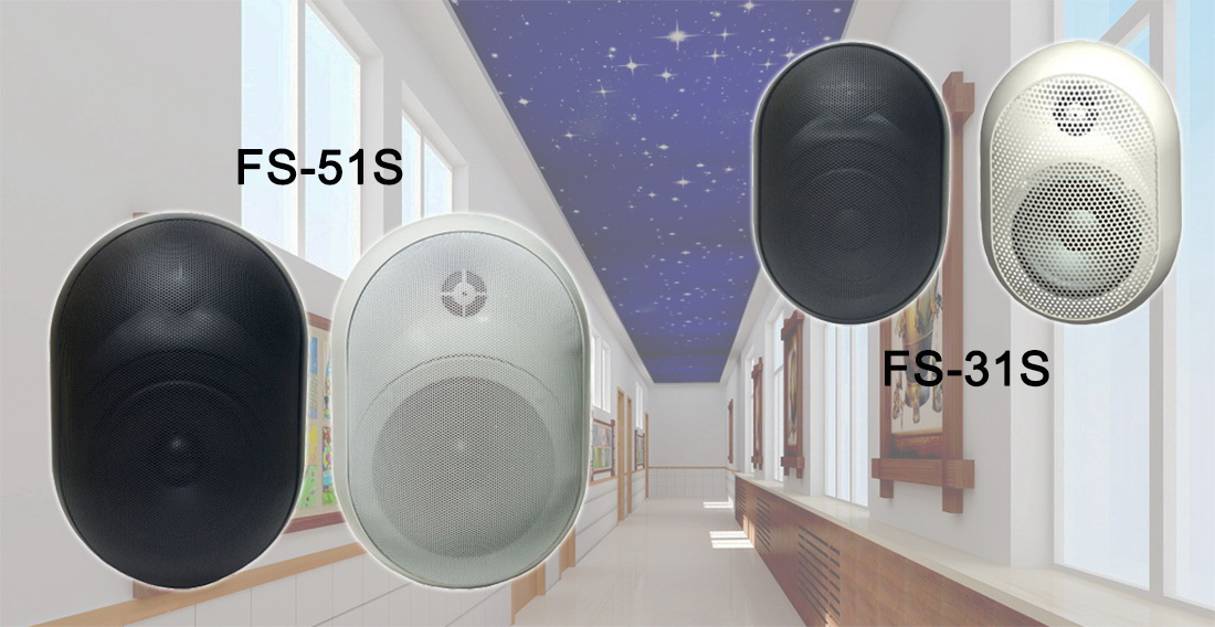 New product alert! 3" and 5" fashion designed wall mount speaker: FS-31S/FS-51S
