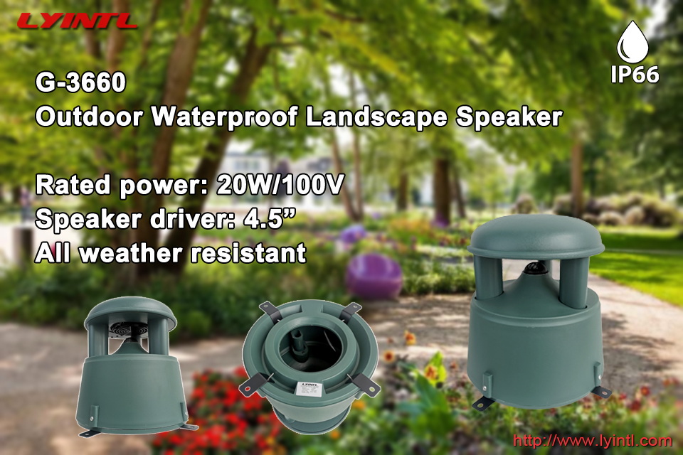 HOT!!! Outdoor IP66 Waterproof Landscape Garden Speaker: G-3660