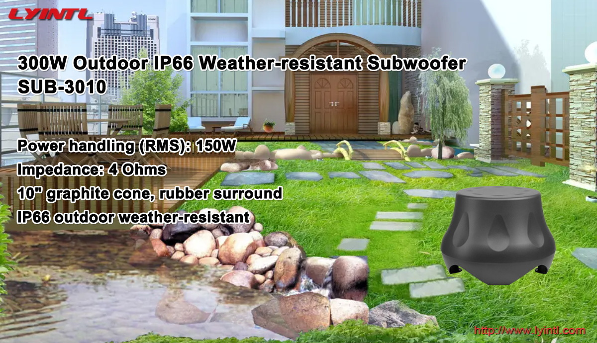 New!!! Outdoor IP66 Waterproof Subwoofer Speaker: SUB-3010