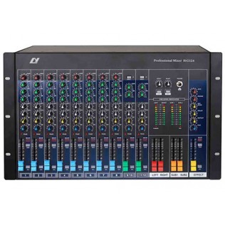 H-G124 12 Channel Professional Mixing Console (Cabinet mountable)