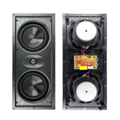 LCR-51/LCR-61/LCR-81 5"/6.5"/8" In-wall Center Channel LCR Speaker with Dual Woofer
