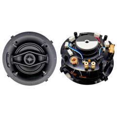 LS-660 6.5 Inch 60W 2-Way 8 Ohms Quick Install In-Ceiling Speaker For Home