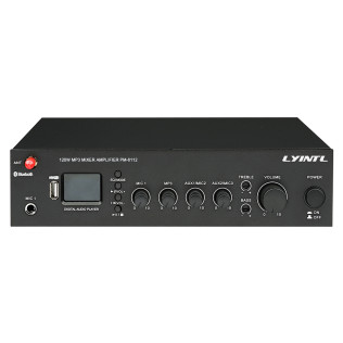 PM-6112/PM-6118/PM-6124 Mini Desktop Class D Digital Mixer Amplifier with Built-in MP3/FM/Bluetooth Player PM-6112/PM-6118/PM-6124 Mini Desktop Class D Digital Mixer Amplifier with Built-in MP3/FM/Bluetooth Player